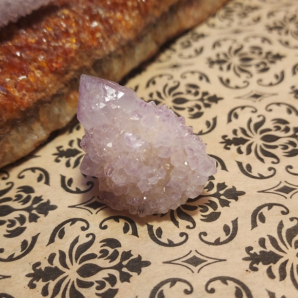 =1 DAY SALE~ LOT Purple Amethyst Spirit Quartz Crystals Cactus Pineapple Cluster - Picture 15 of 16